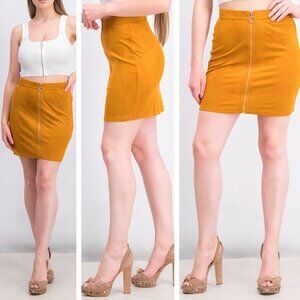 GUESS Faux Suede Mini Skirt XS